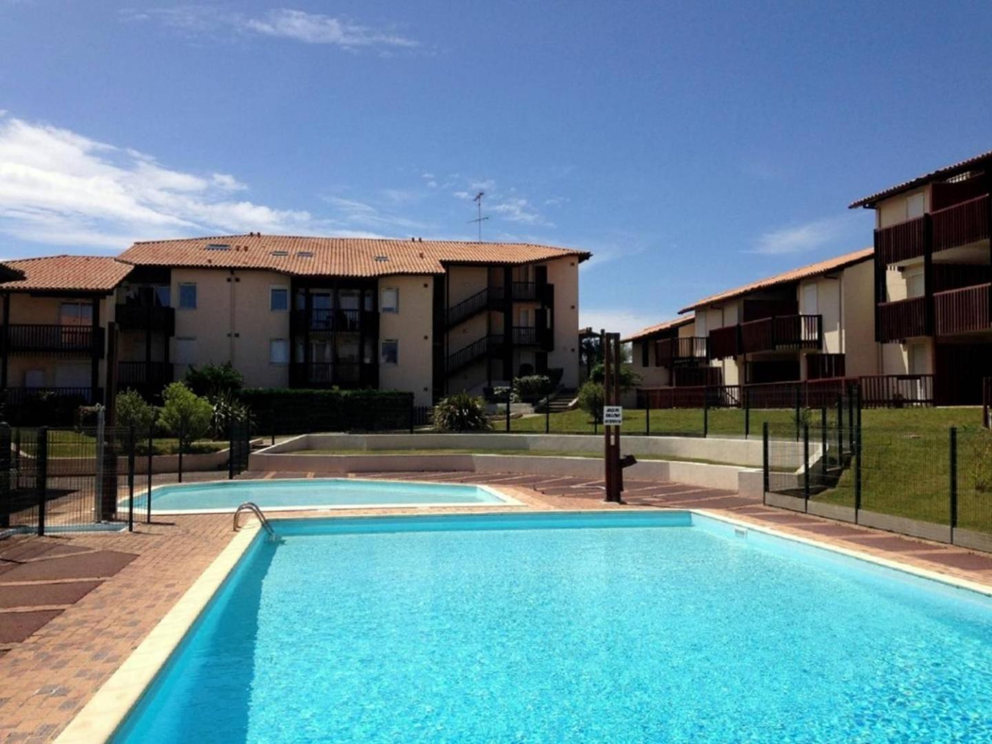 V-Landes 02-Vieux Boucau Appartement 4 Personnes Avec Vue Sur Le Lac Marin Dans Residence Avec Piscine 外观 照片